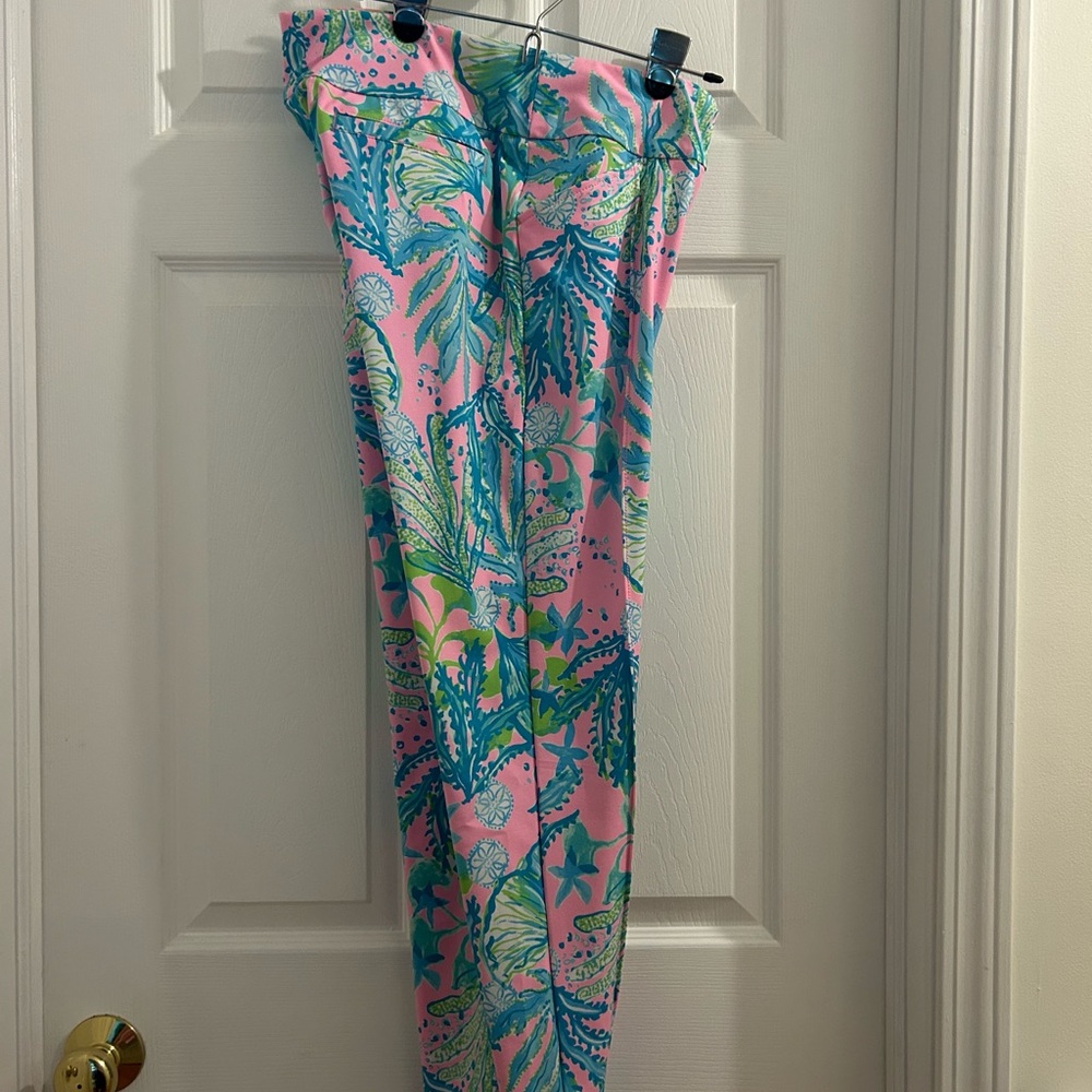SOLD! NWOT Lilly Pulitzer LUXLETIC CORSO PANT Golf Mandevilla Baby Hip Nautic